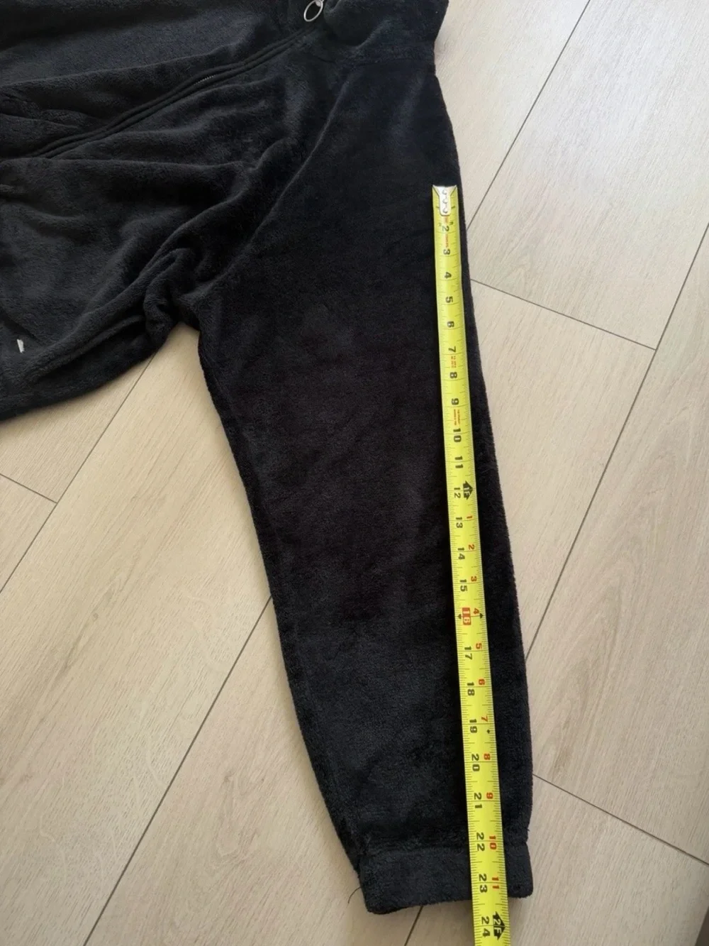 Hollister Black Fleece Zip-Up Jacket